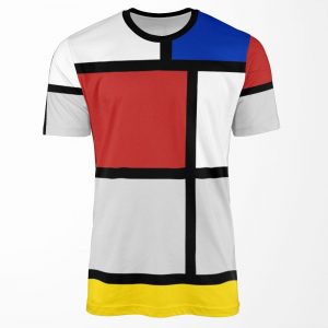 De Stijl Artworks Mondriaan All-over-print T-shirt
