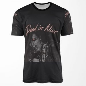 Dead Or Alive Pete Burns Flowers All-over-print T-shirt