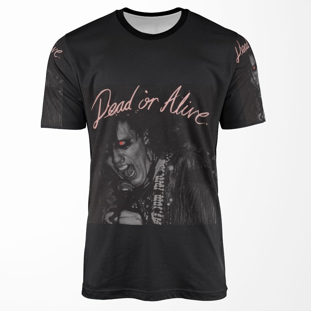 Dead Or Alive Pete Burns Flowers All-over-print T-shirt