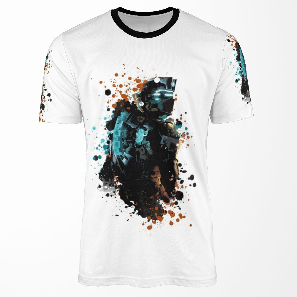 Dead Space Dark Splatter All-over-print T-shirt