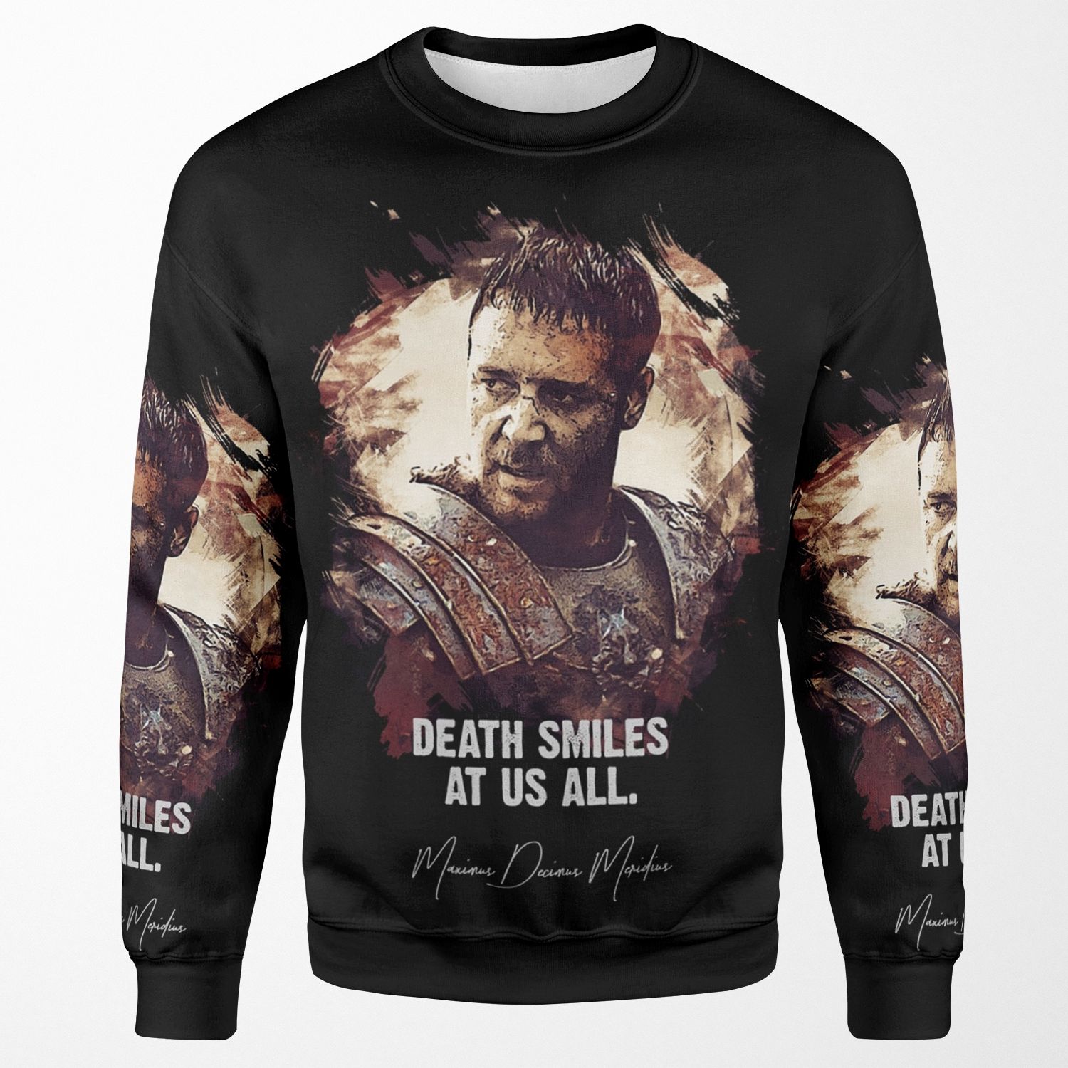 Death Smiles At Us All Maximus All-over-print Unisex Sweatshirt