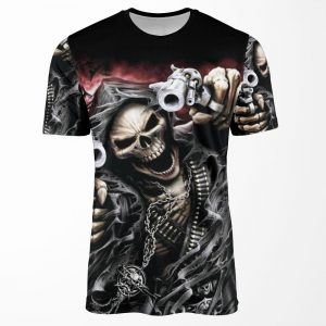 Death With Guns All-over-print T-shirt