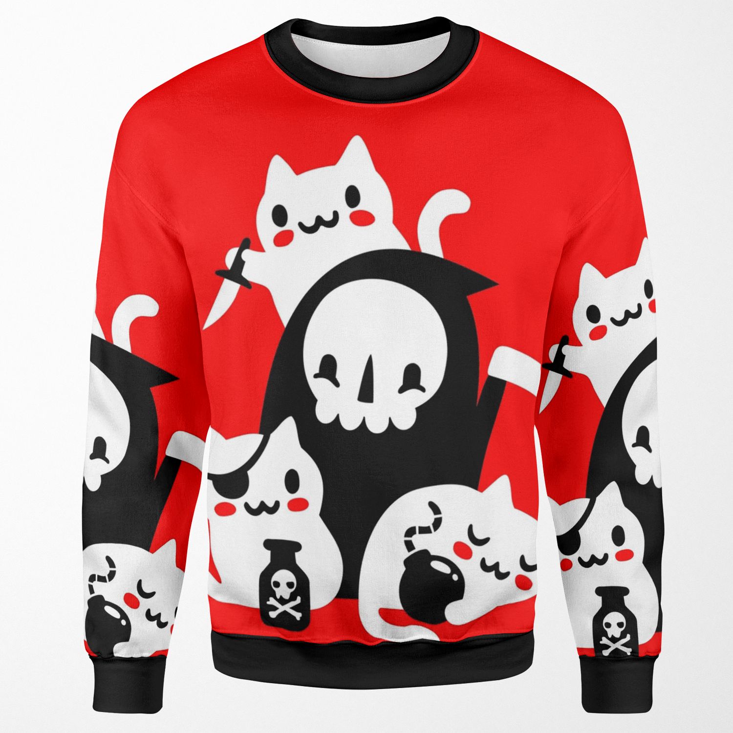 Deaths Little Helpers All-over-print Unisex Sweatshirt