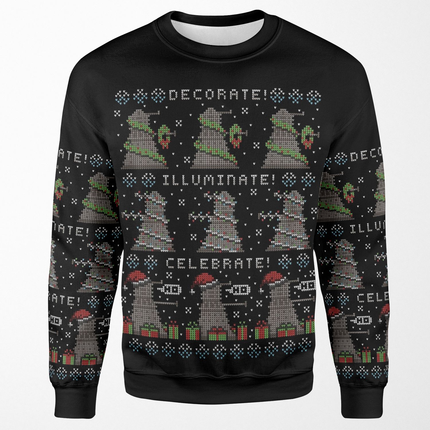 Decorate Illuminate Celebrate All-over-print Unisex Sweatshirt