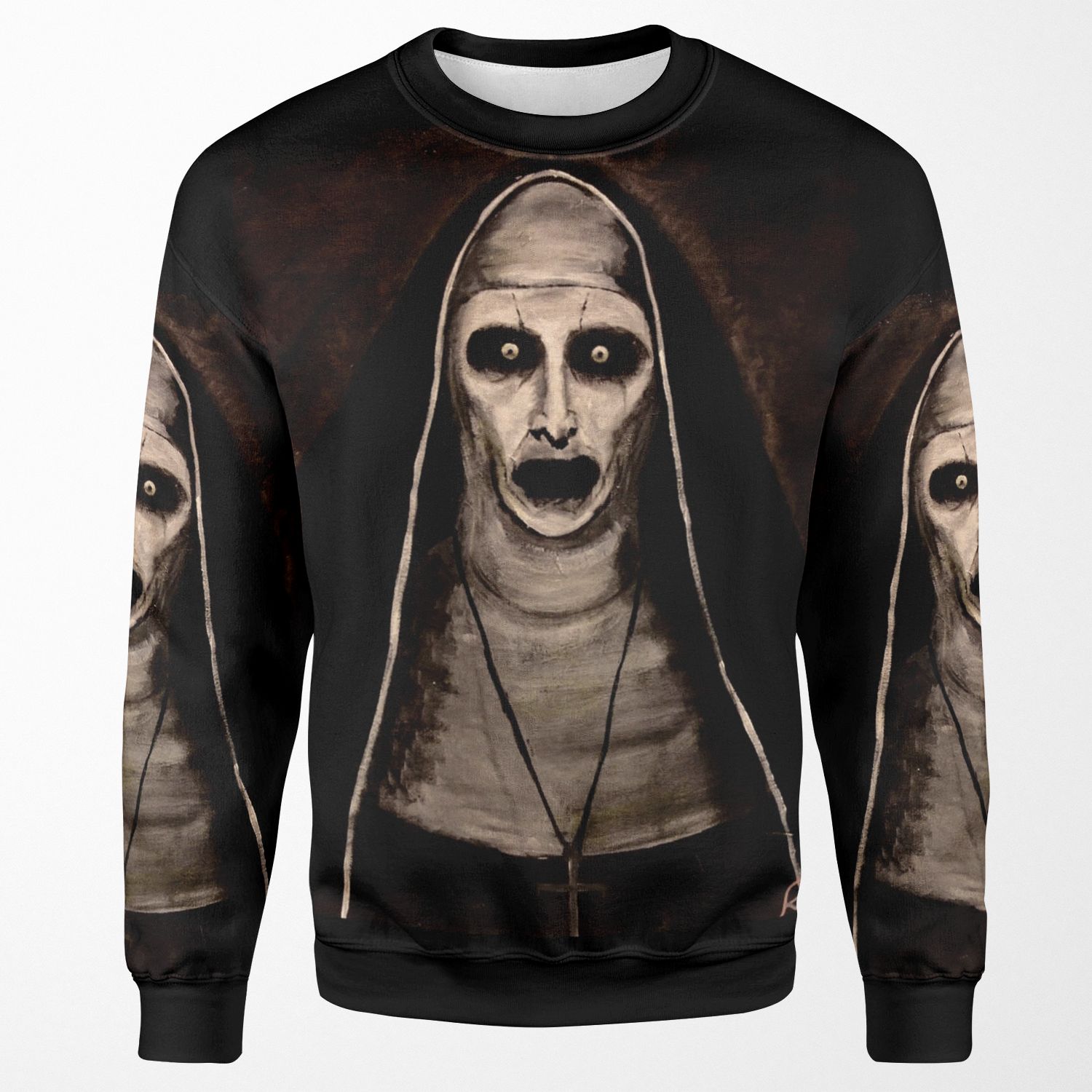 Demonic Sister Valak All-over-print Unisex Sweatshirt