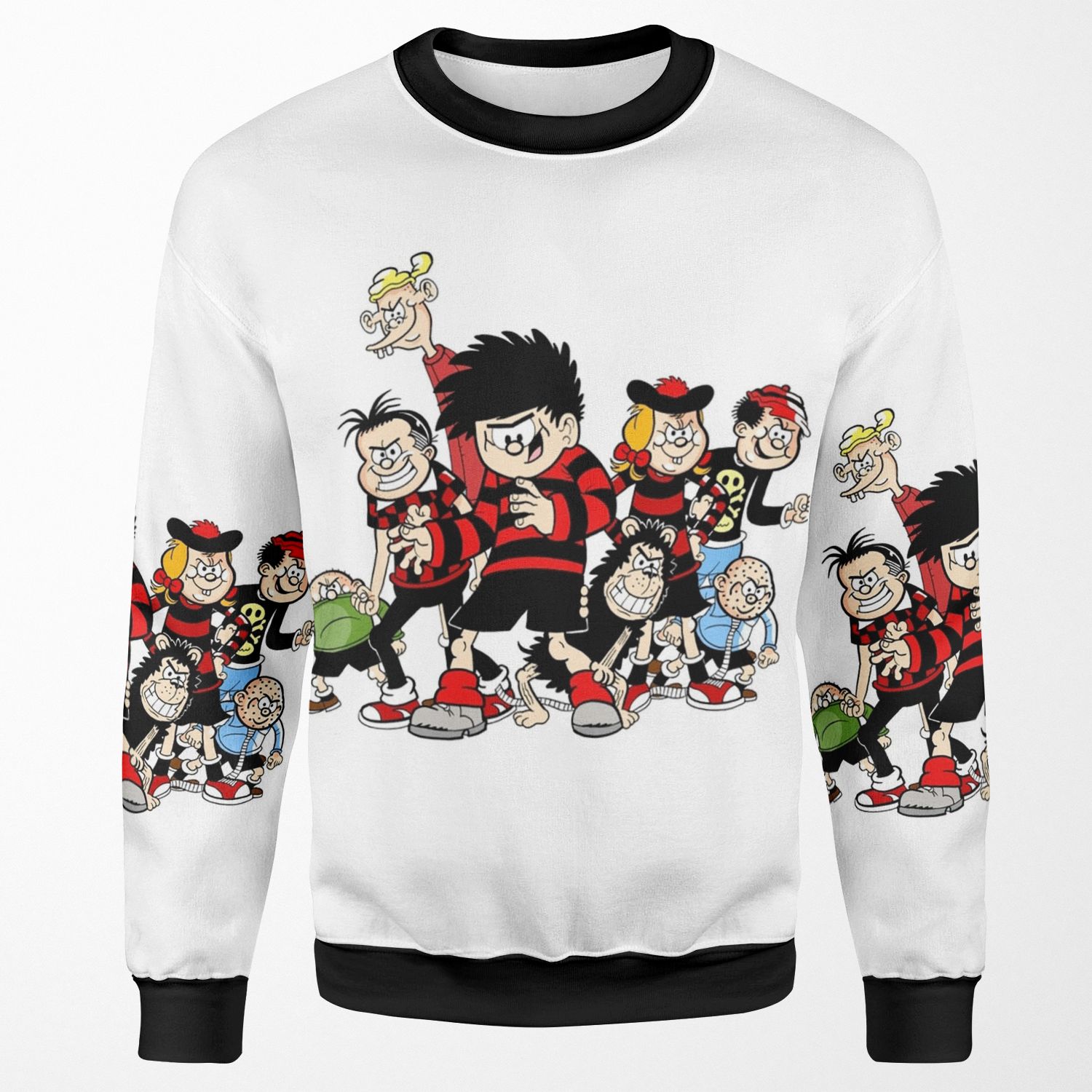 Dennis The Menace And Gang All-over-print Unisex Sweatshirt