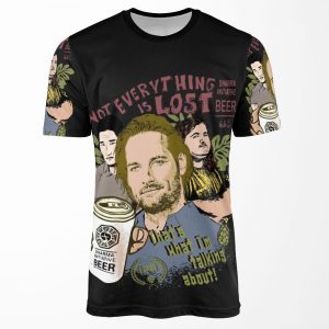 Dharma Initiative Beer Not Everything Is Lost All-over-print T-shirt