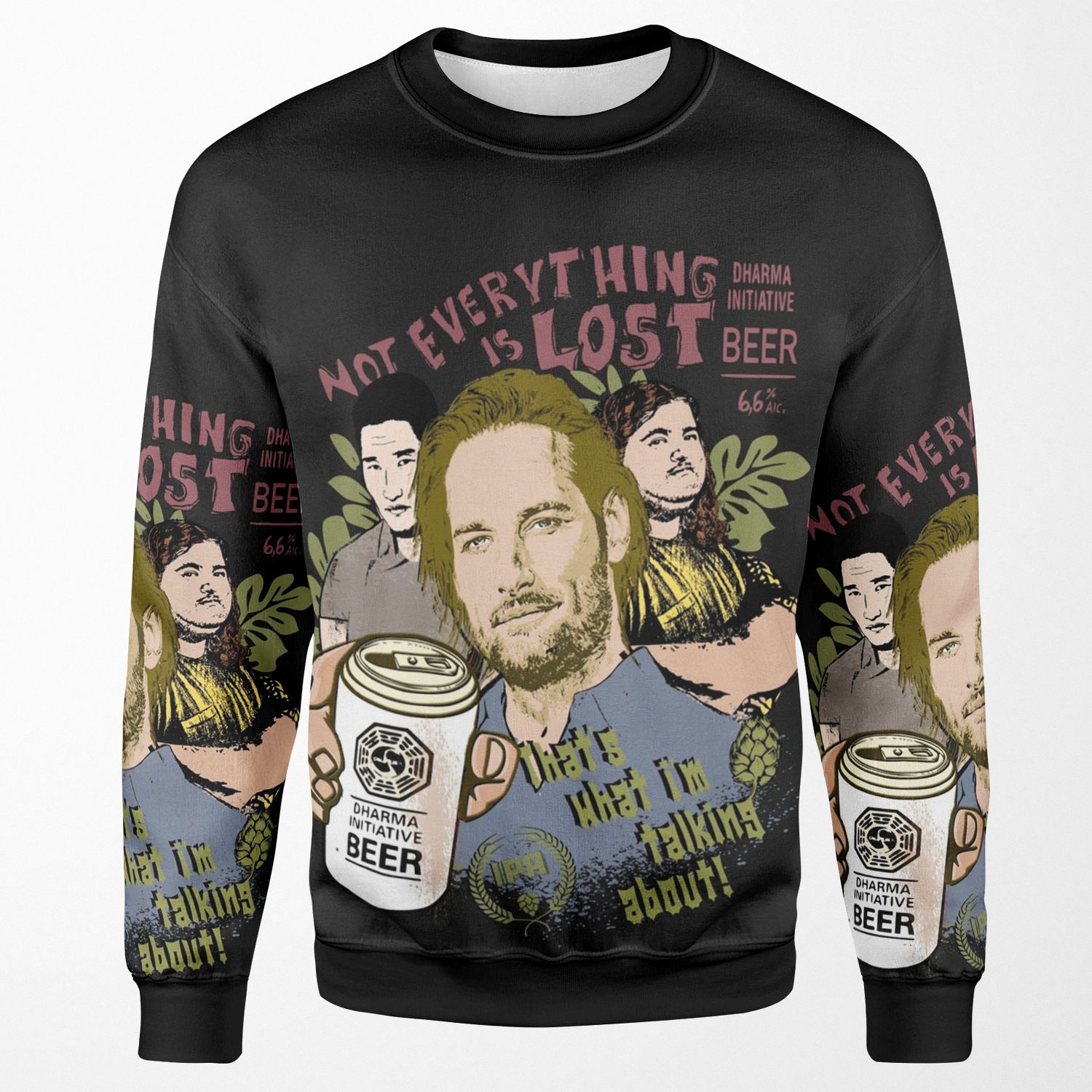 Dharma Initiative Beer Not Everything Is Lost All-over-print Unisex Sweatshirt