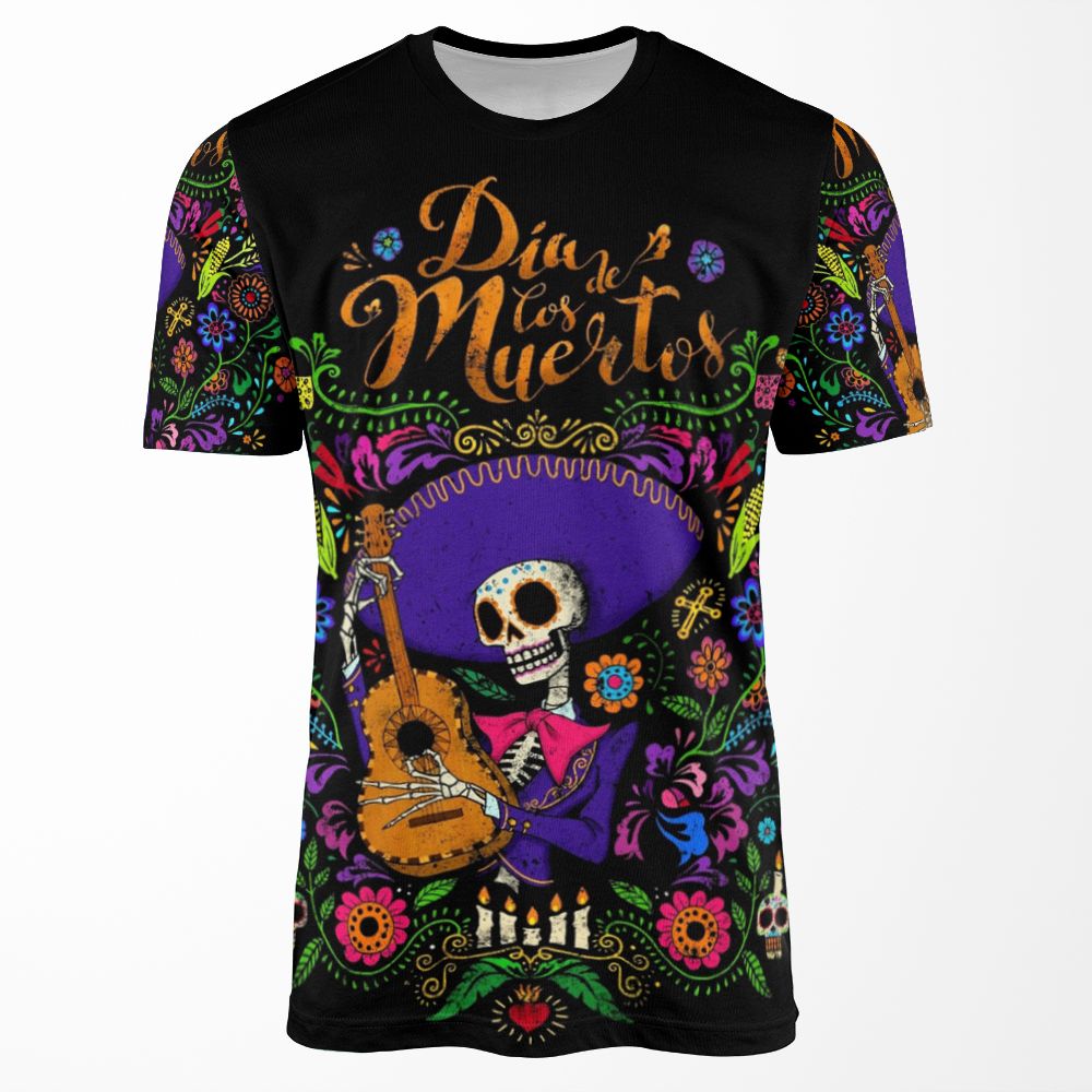 Dia De Los Muertos All-over-print T-shirt