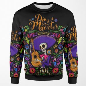 Dia De Los Muertos All-over-print Unisex Sweatshirt