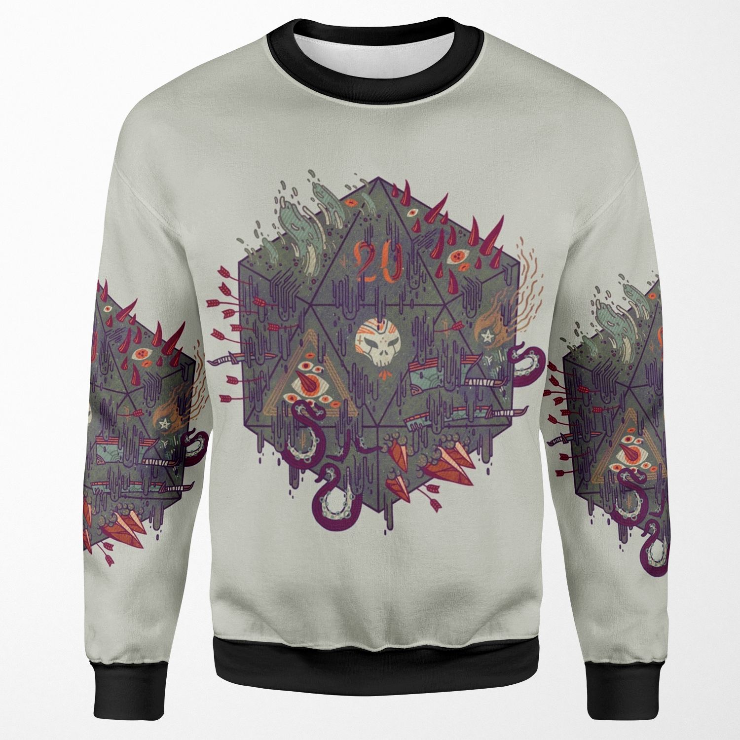 Die Of Death All-over-print Unisex Sweatshirt