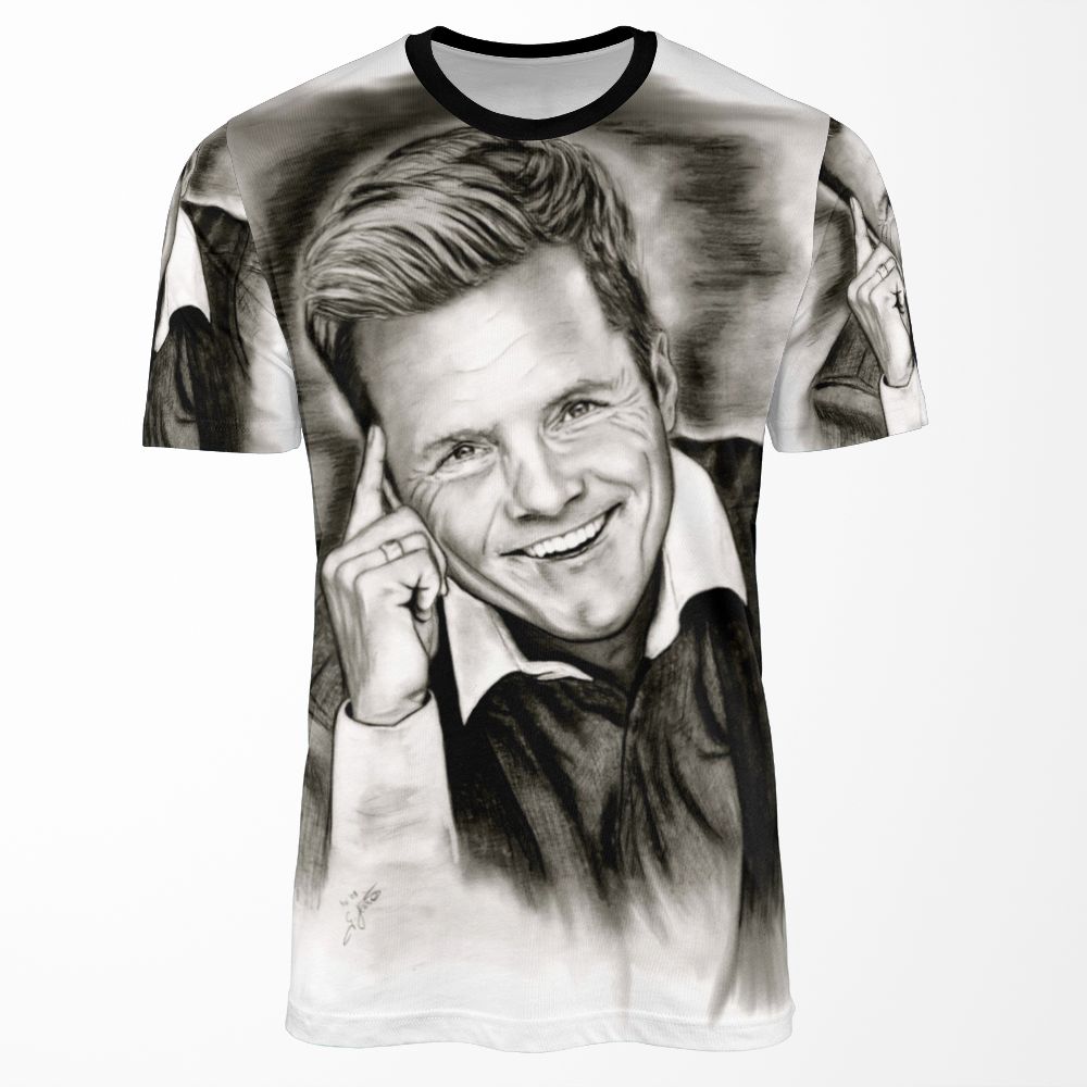 Dieter In Black And White All-over-print T-shirt