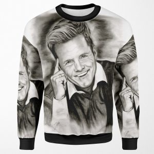 Dieter In Black And White All-over-print Unisex Sweatshirt