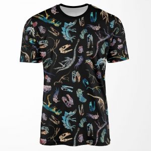 Dinosaurs Dark All-over-print T-shirt