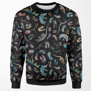 Dinosaurs Dark All-over-print Unisex Sweatshirt