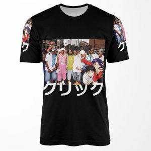 Dipset X Evangelion X Clique All-over-print T-shirt