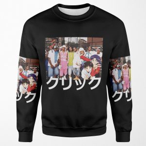 Dipset X Evangelion X Clique All-over-print Unisex Sweatshirt