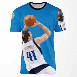 Dirk Nowitzki Fadeaway All-over-print T-shirt
