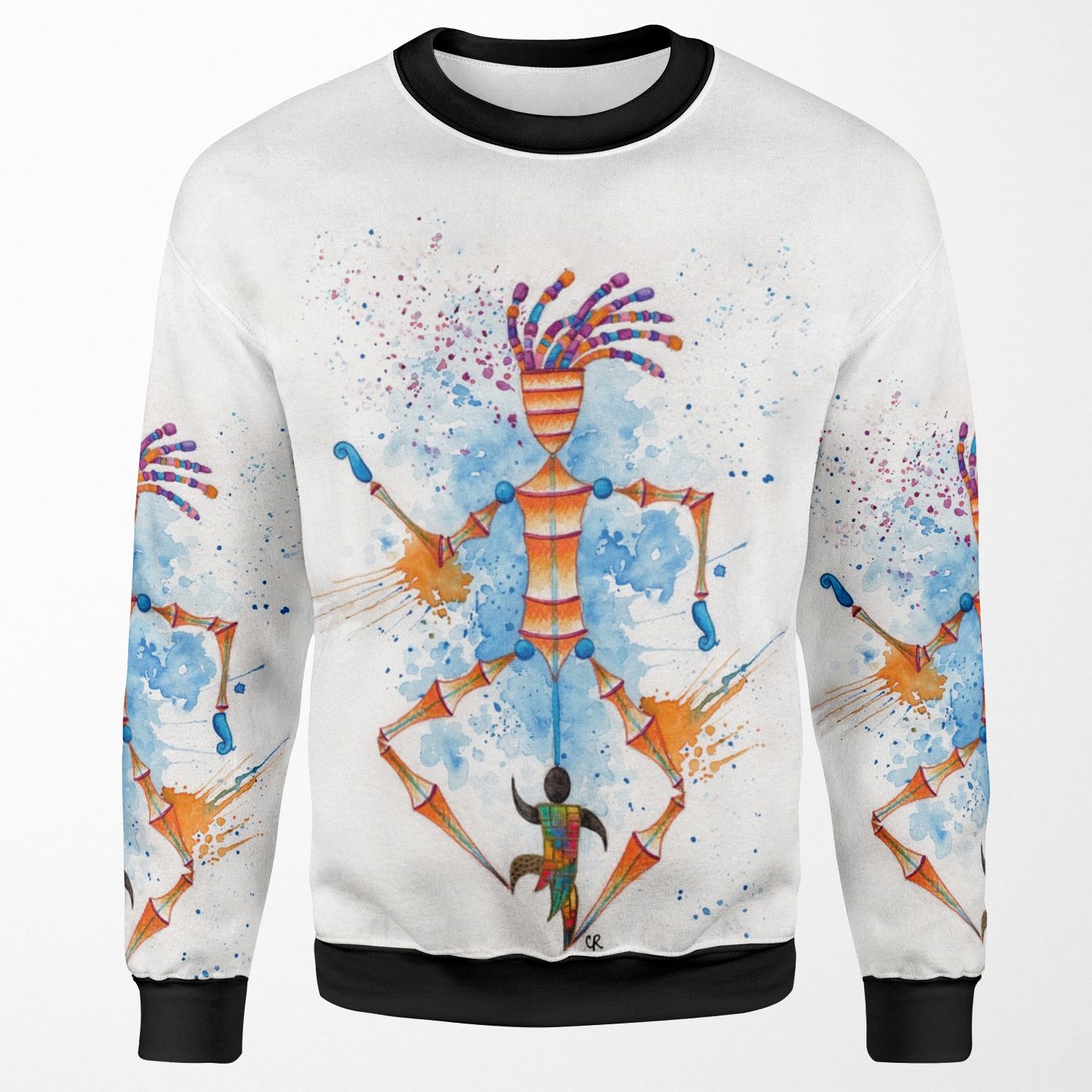 Disc Man All-over-print Unisex Sweatshirt