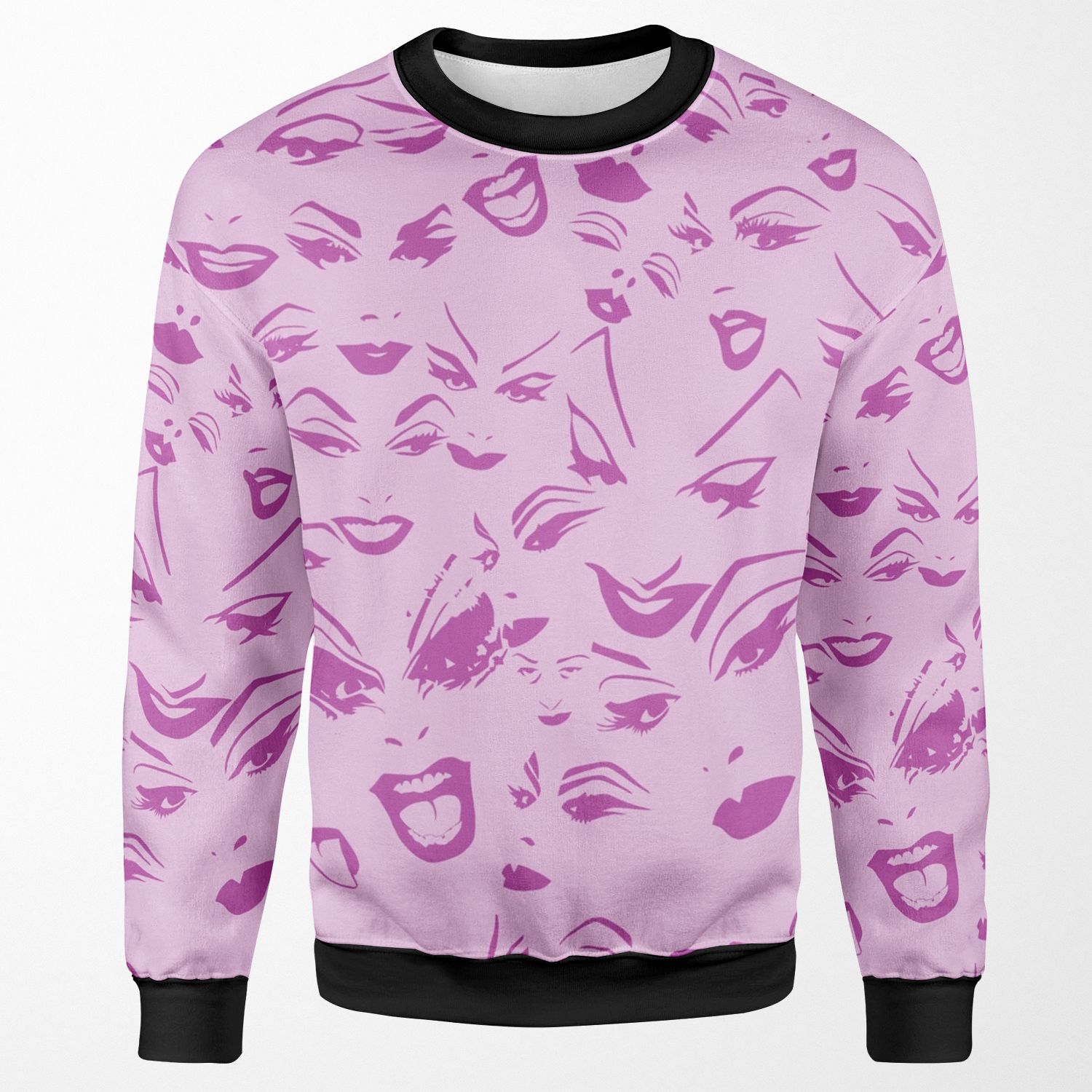 Divine Faces All-over-print Unisex Sweatshirt