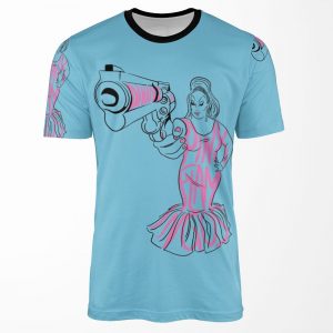 Divine John Waters Pink Flamingos All-over-print T-shirt