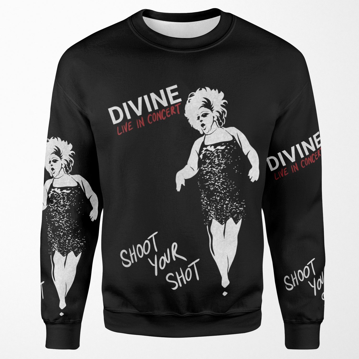 Divine John Waters All-over-print Unisex Sweatshirt