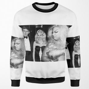 Divine Meets Trump All-over-print Unisex Sweatshirt