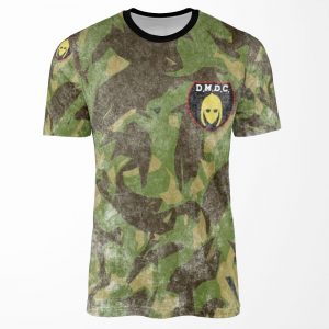 Dmdc Detectorists Badge Distressed All-over-print T-shirt