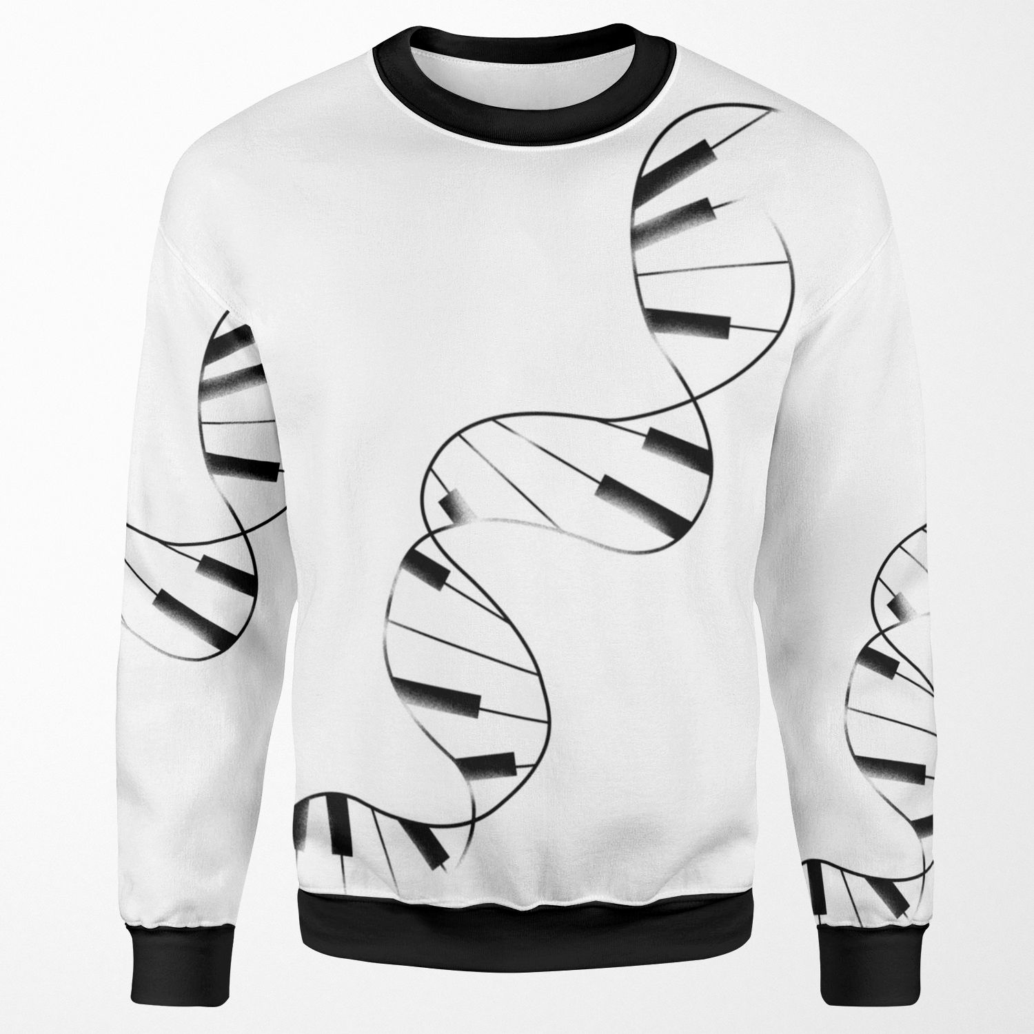 Dna Piano All-over-print Unisex Sweatshirt