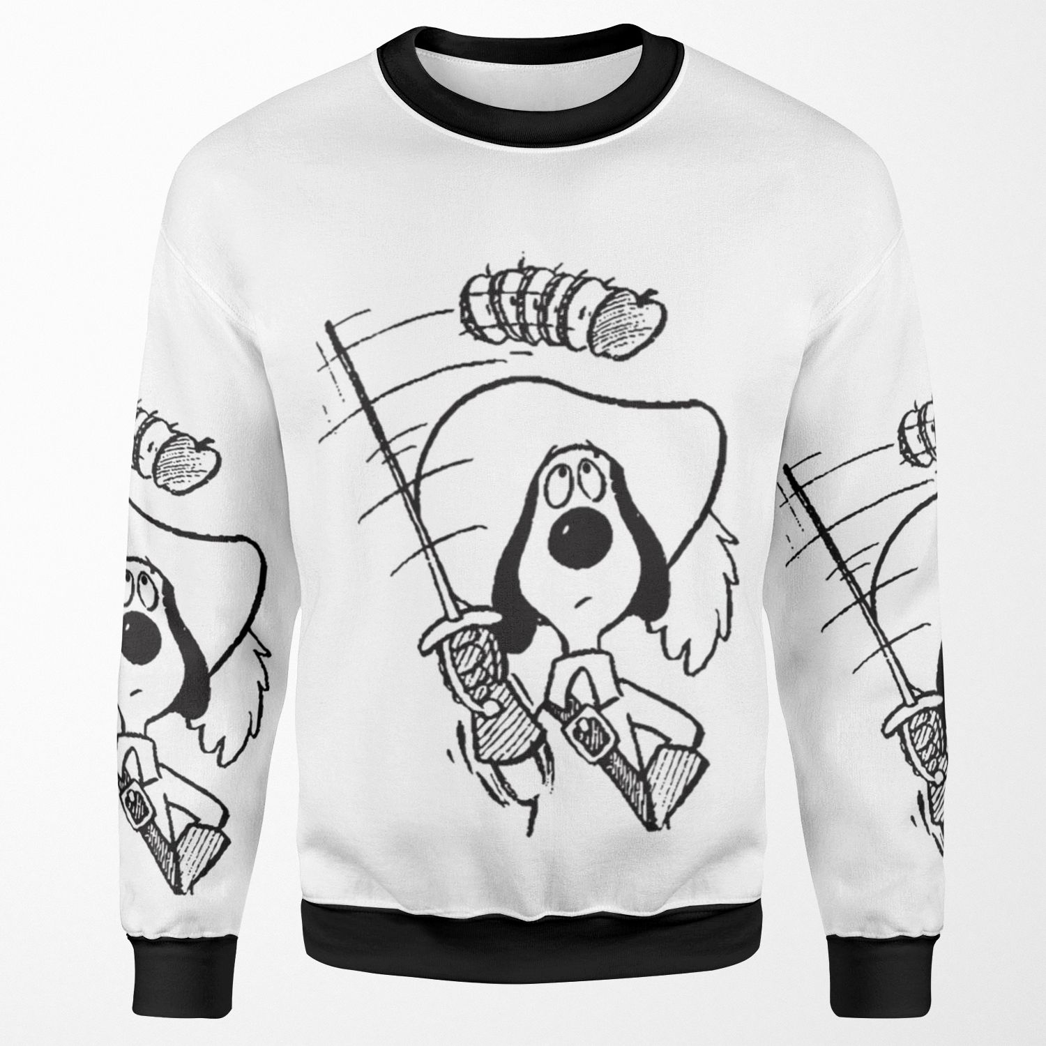 Dogtanian T Shirtdogtanian And The Three Muskehounds All-over-print Unisex Sweatshirt