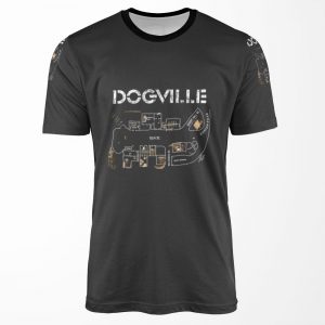 Dogville District Map All-over-print T-shirt