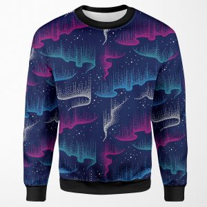 Dotwork Aurora Borealis All-over-print Unisex Sweatshirt