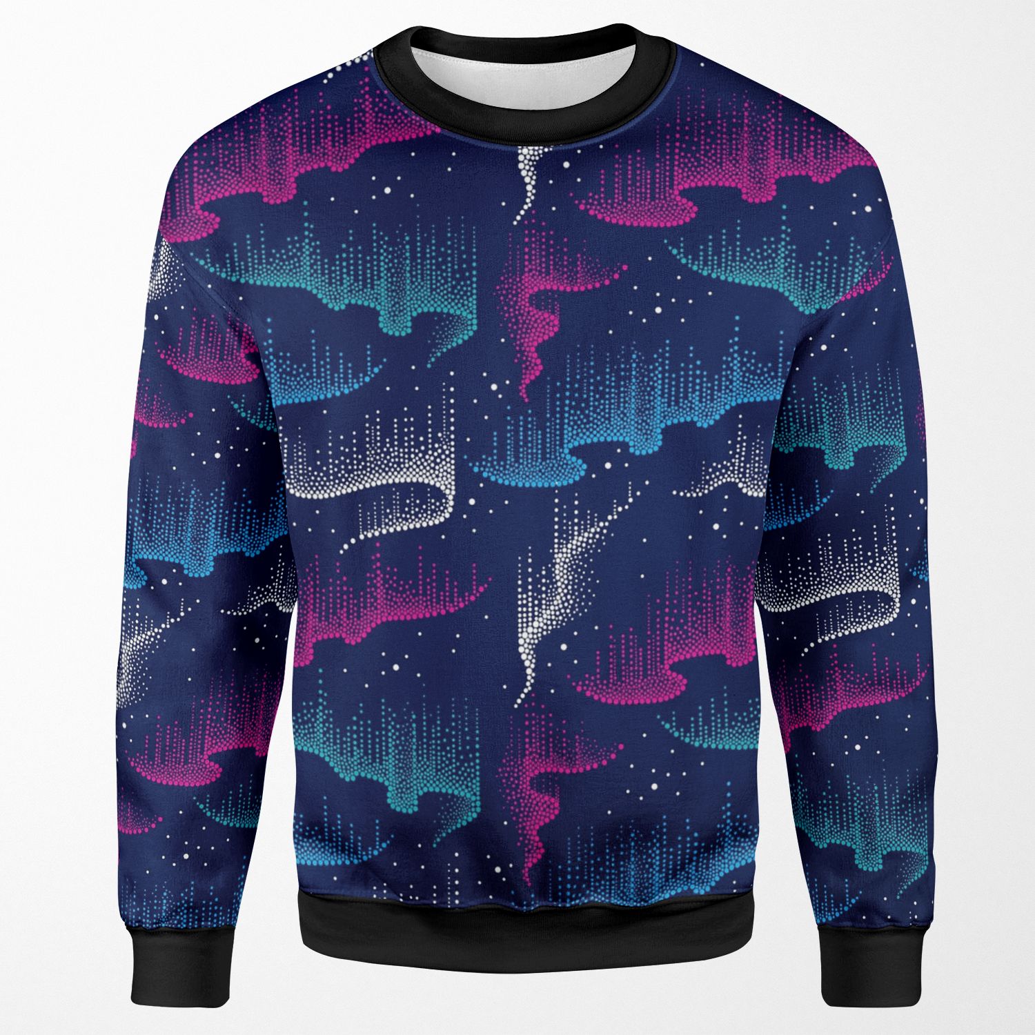 Dotwork Aurora Borealis All-over-print Unisex Sweatshirt