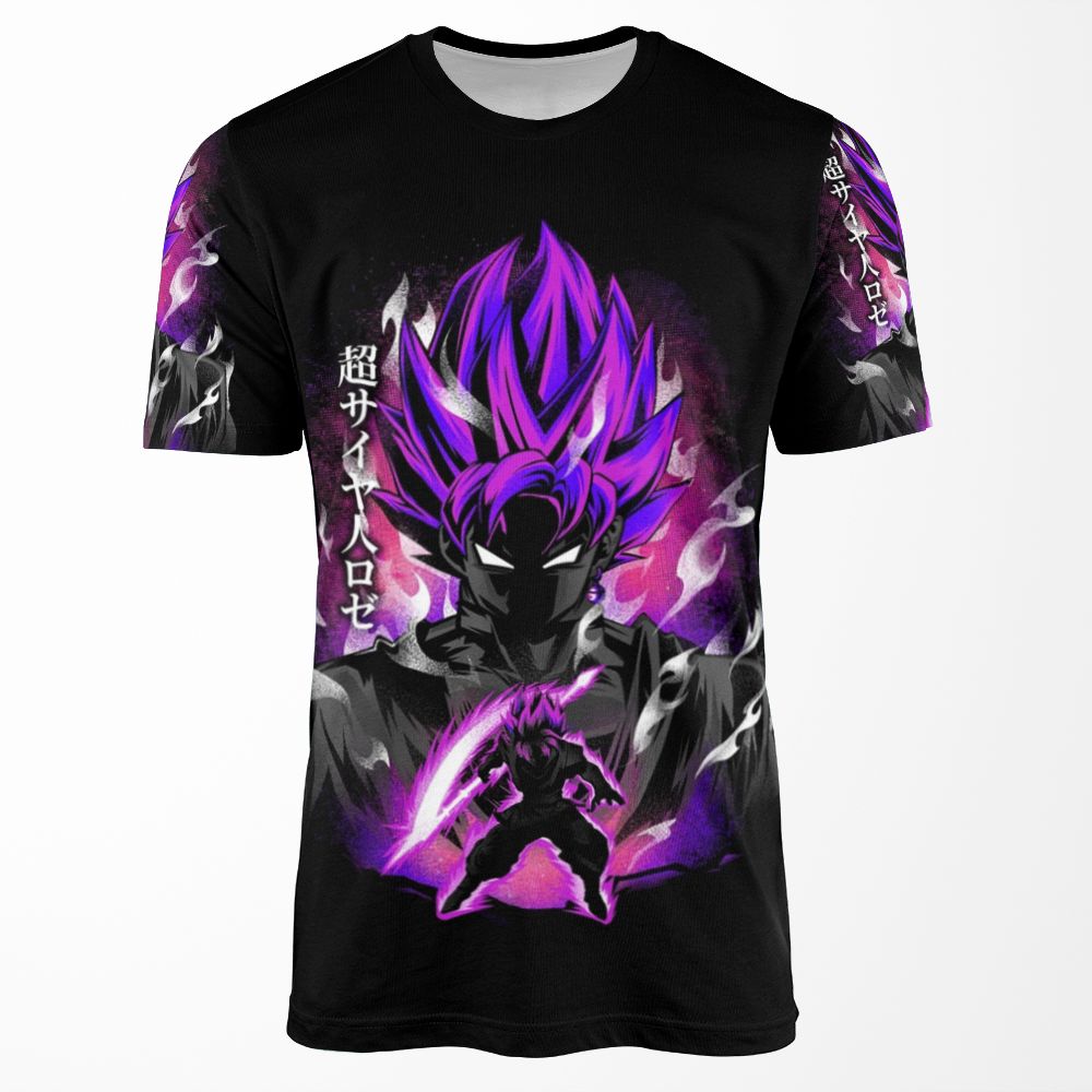 Dragon Ball Z Super Rose Power All-over-print T-shirt