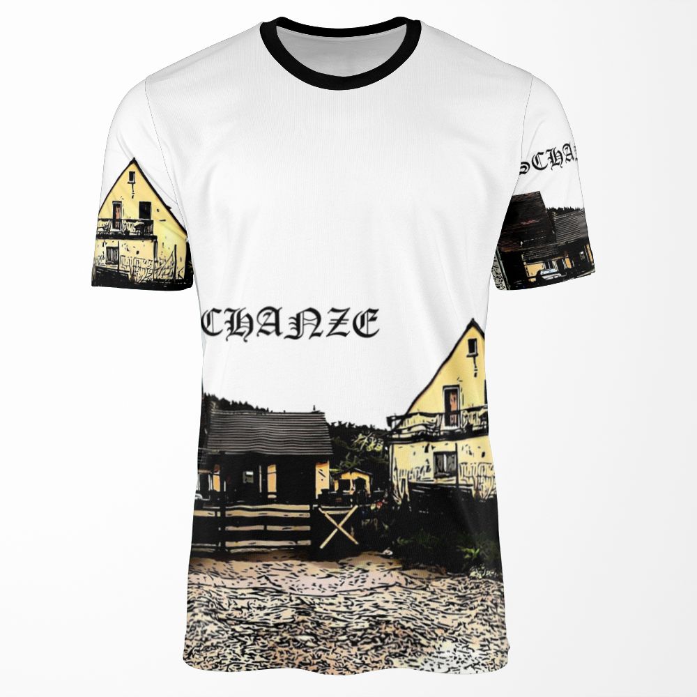 Dragon S Hill Panorama Design All-over-print T-shirt