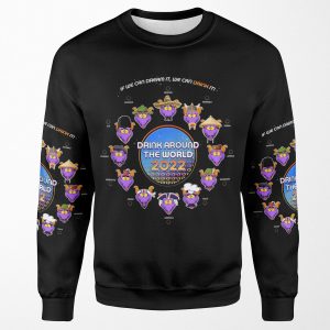 Drink Around The World 2022 All-over-print Unisex Sweatshirt