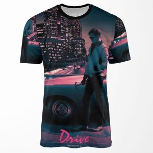 Drive Movie Poster All-over-print T-shirt