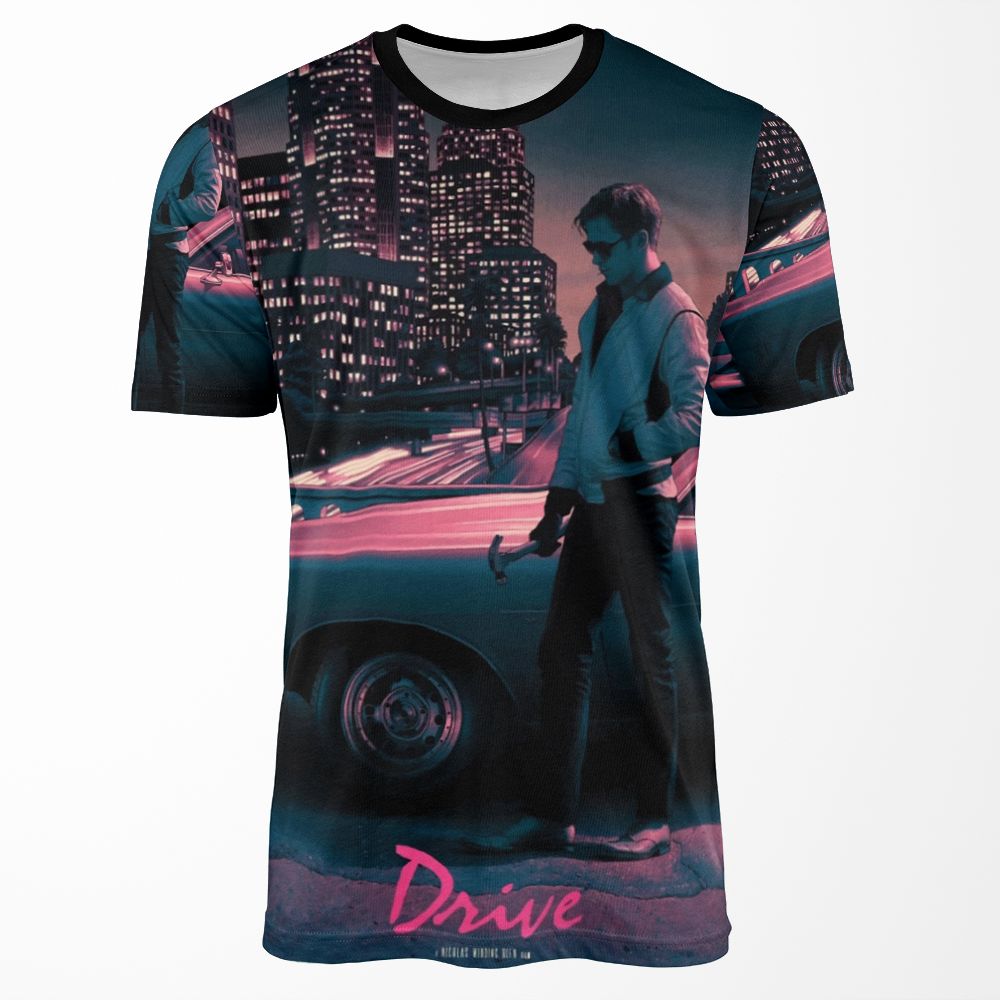 Drive Movie Poster All-over-print T-shirt
