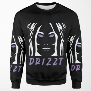 Drizzt Icon All-over-print Unisex Sweatshirt
