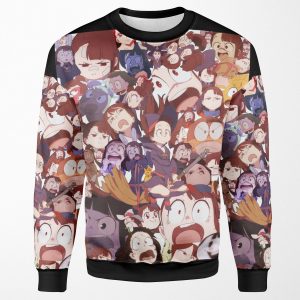 Dumb Akko Faces All-over-print Unisex Sweatshirt