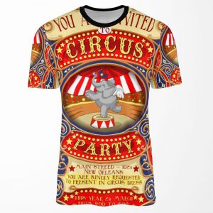 Dumbo Flying Elephant Circus Party All-over-print T-shirt
