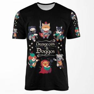 Dungeons And Doggos All-over-print T-shirt