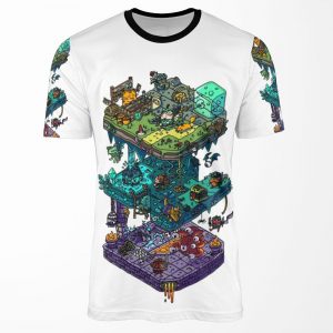 Dungeons And Isometric Dragons All-over-print T-shirt