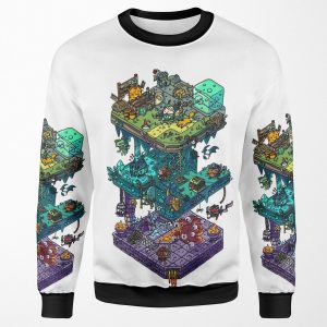Dungeons And Isometric Dragons All-over-print Unisex Sweatshirt