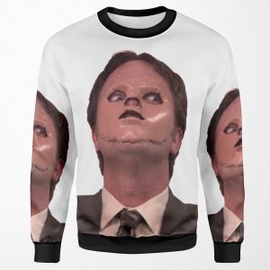 Dwight Schrute Skin Mask All-over-print Unisex Sweatshirt