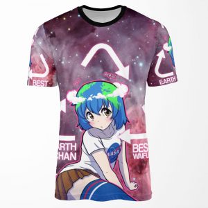 Earth Chan All-over-print T-shirt