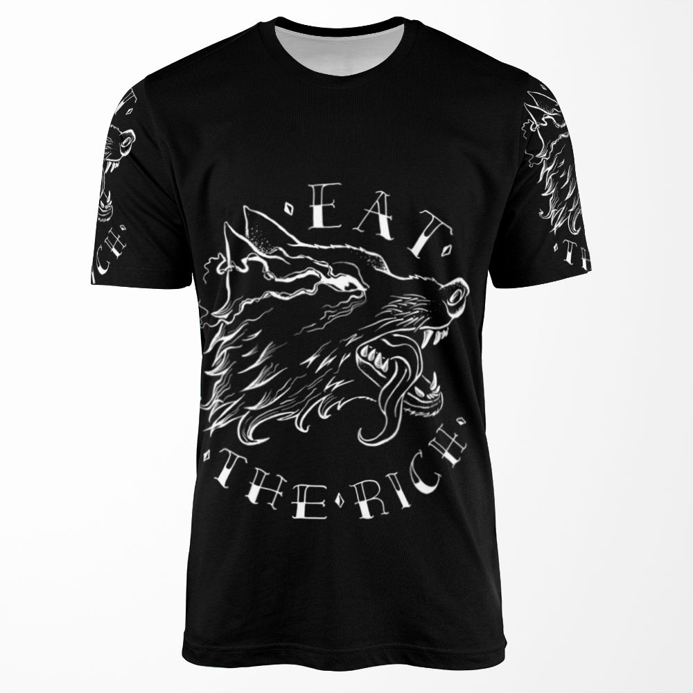 Eat The Rich All-over-print T-shirt