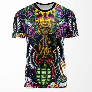Ed Hardy Shop In Melbourne All-over-print T-shirt