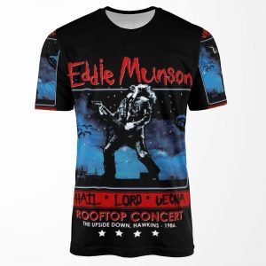 Eddie Munson S Rooftop Concert All-over-print T-shirt