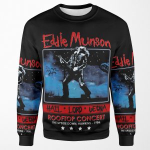 Eddie Munson S Rooftop Concert All-over-print Unisex Sweatshirt